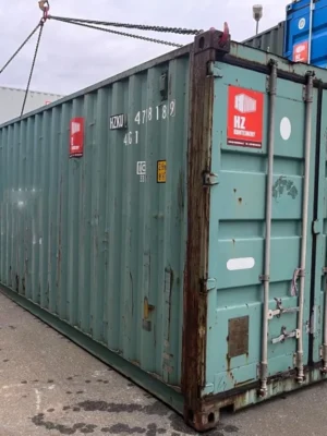 40Ft Hc Used Shipping Containers High Cube Wind And Watertight, AS Is