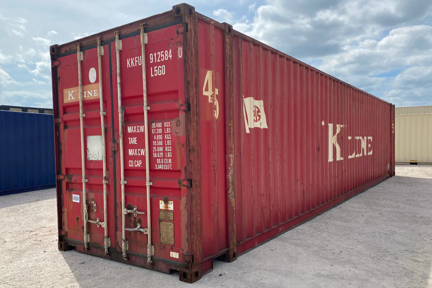 45ft HC Wind and Watertight Shipping Container