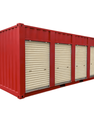 40ft High Cube Container with 4 Roll-Up Side Doors