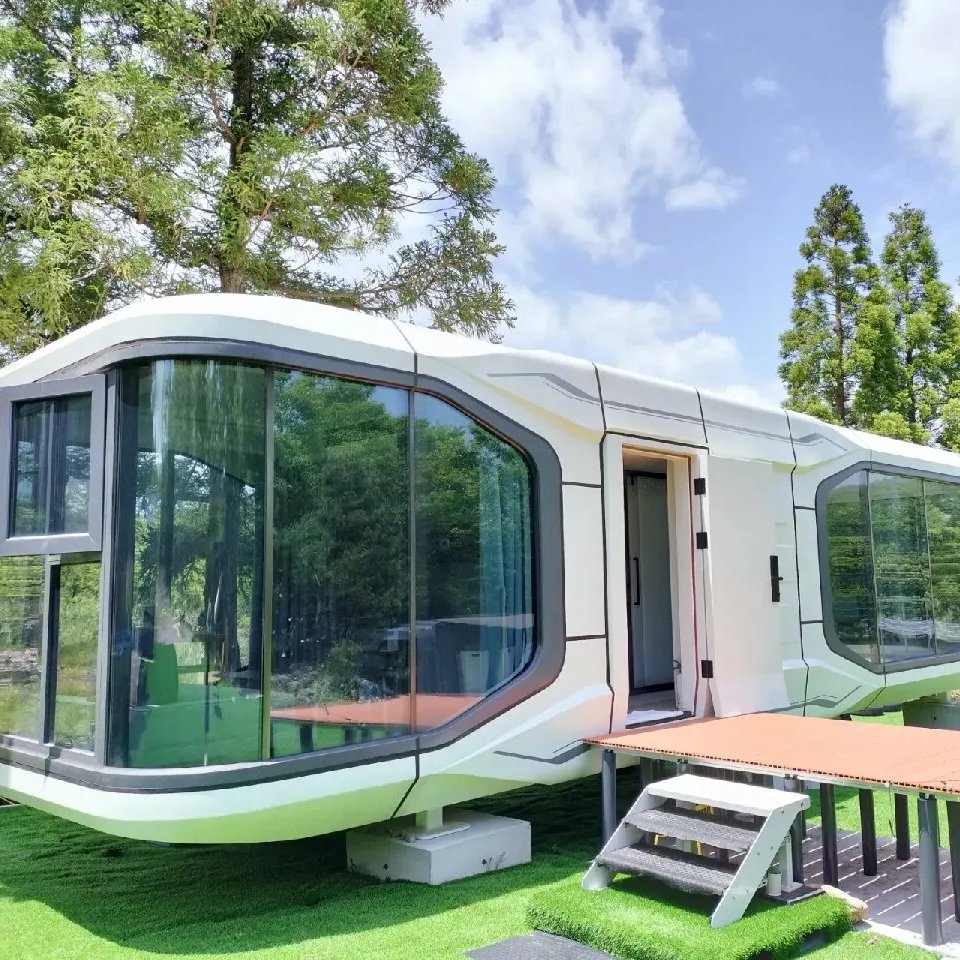 Prefabricated House Aluminum Space Capsule House 2 Bedroom Container House - Image 2