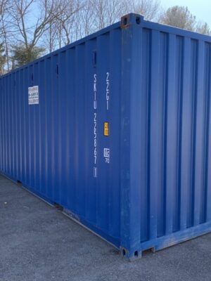 New 20ft x 8ft x 8.5ft Tall– Shipping/Storage Container – Wind and Watertight – Blue