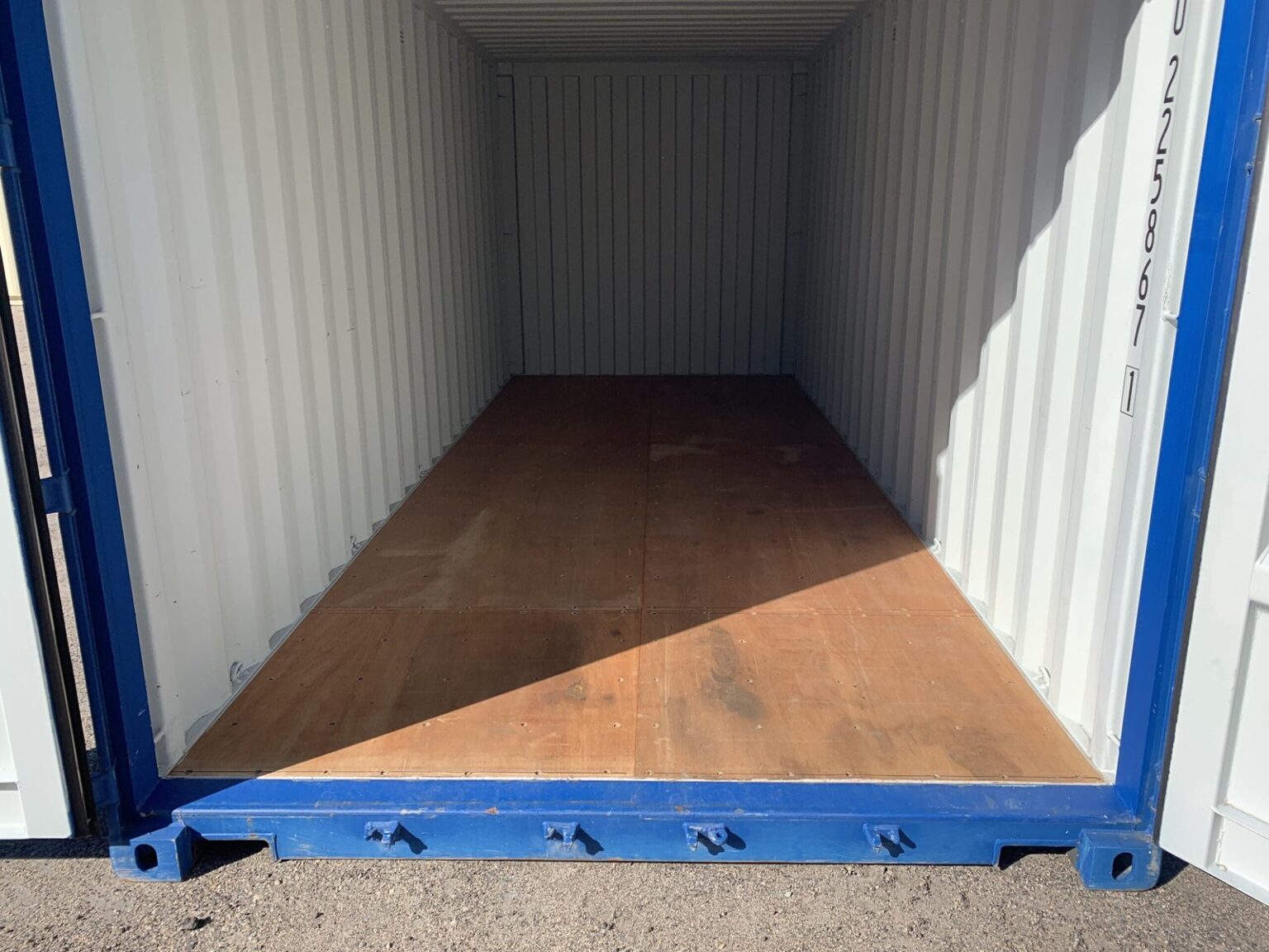 New 20ft x 8ft x 8.5ft Tall– Shipping/Storage Container – Wind and Watertight – Blue - Image 3