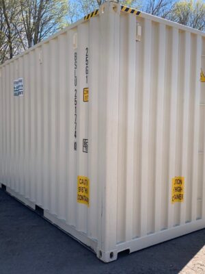 New 20ft x 8ft x 9.6ft Tall **High Cube** Shipping/Storage Container – Wind and Watertight – Beige