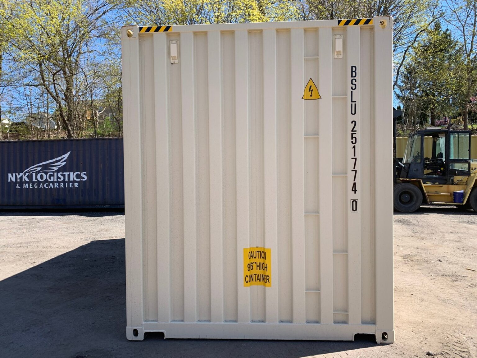 New 20ft x 8ft x 9.6ft Tall **High Cube** Shipping/Storage Container – Wind and Watertight – Beige - Image 2
