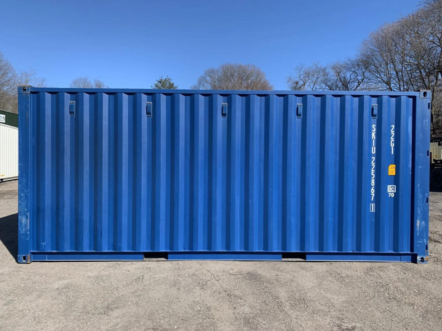 New 20ft x 8ft x 8.5ft Tall– Shipping/Storage Container – Wind and Watertight – Blue - Image 6
