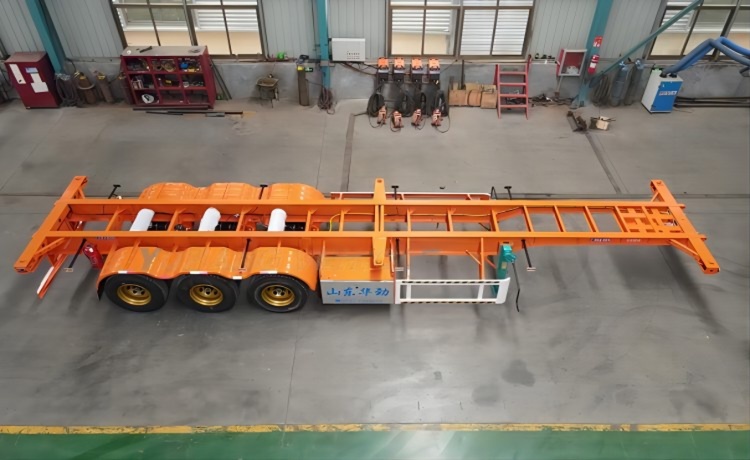 45ft 3-Axle Skeletal Container Trailer - Image 4
